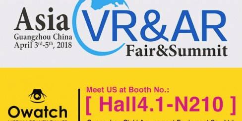 aisa-ar-vr-fair2018april Owatch Asia VR-AR Fair