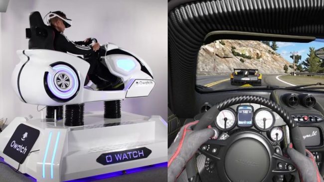 Simulateur de conduite de voiture Owatch VR racing VR à vendre