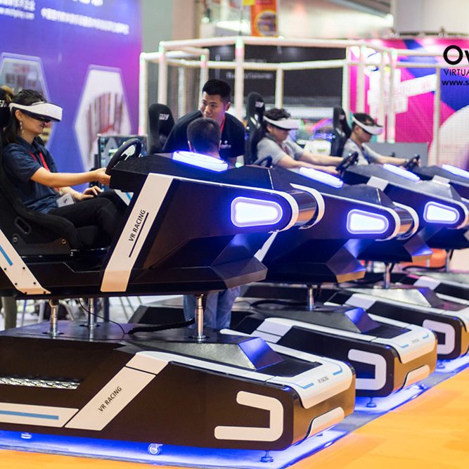 VR Racing Simulator Show