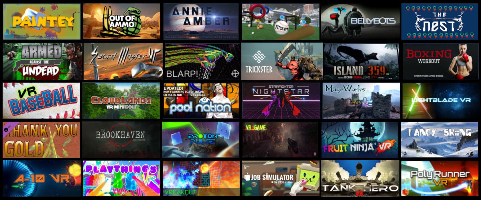 fun vr games on steam