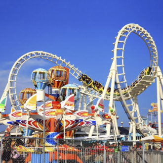 amusement park / theme park / roller coaster