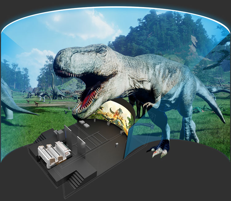 360 VR Google T-Rex Dinosaur Virtual Reality Experience 