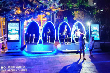 9D VR Cinema in Russia / vr machine for sale