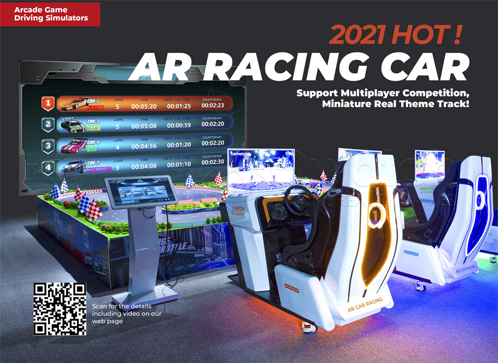 vr and ar in business / ar equipment / racing car