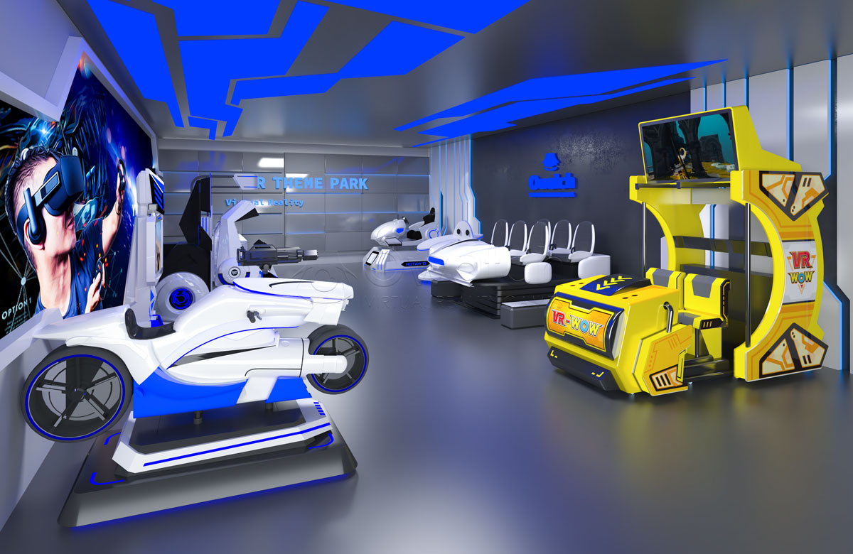 2 Players Adult 9D Arcade Games VR Walker Simulator Virtual Reality Amusement Park Equipment Shooting Machine For Shopping Malls