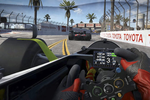 vr racing / racing simulator / driving simulator / racing car