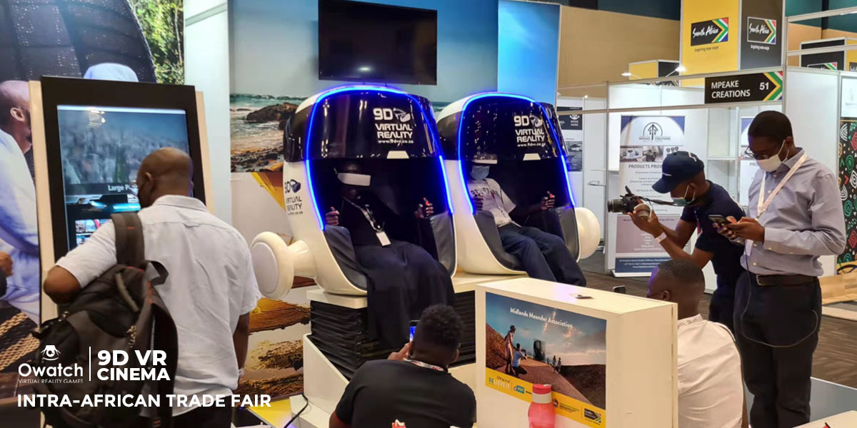 9D VR Chair in Intra-AFrican Trade Fair