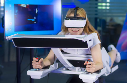 Birdly VR Flight Simulator Virtual Reality Flying | Owatch™