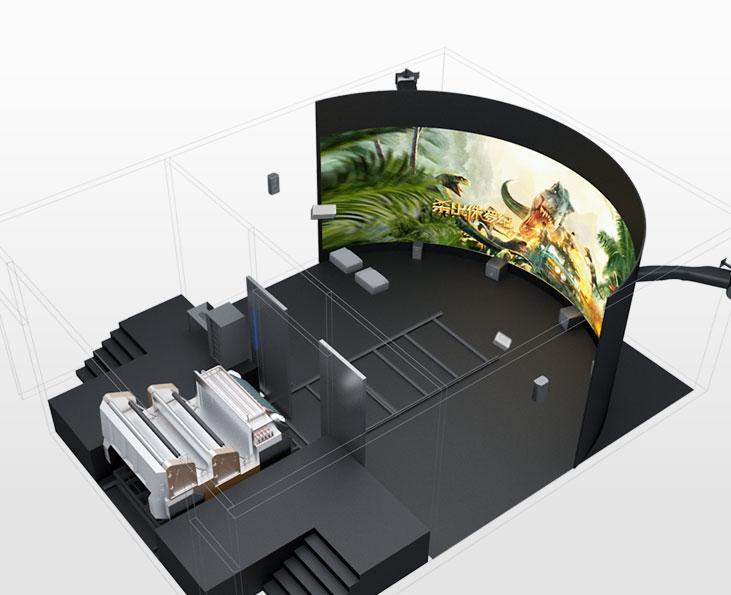 Jurassic dinosaur 3d cinema