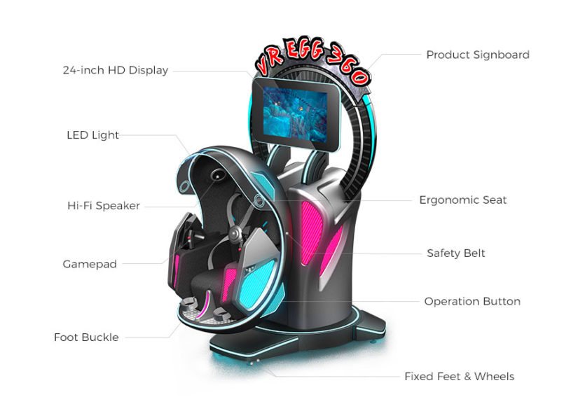 360° Rotating VR Roller Coaster Simulator | Owatch™