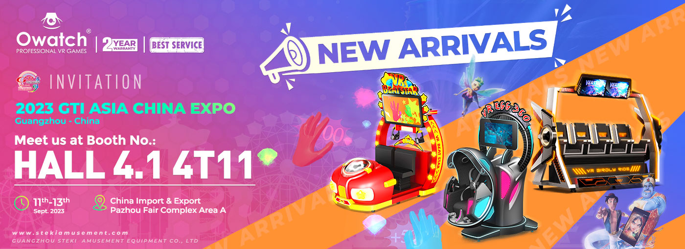 New product launch: VR Beat Star, VR Egg 360, VR Birdly Ride