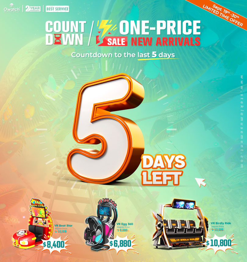 New Arrival One-price : Only 5 days left before this offer ends