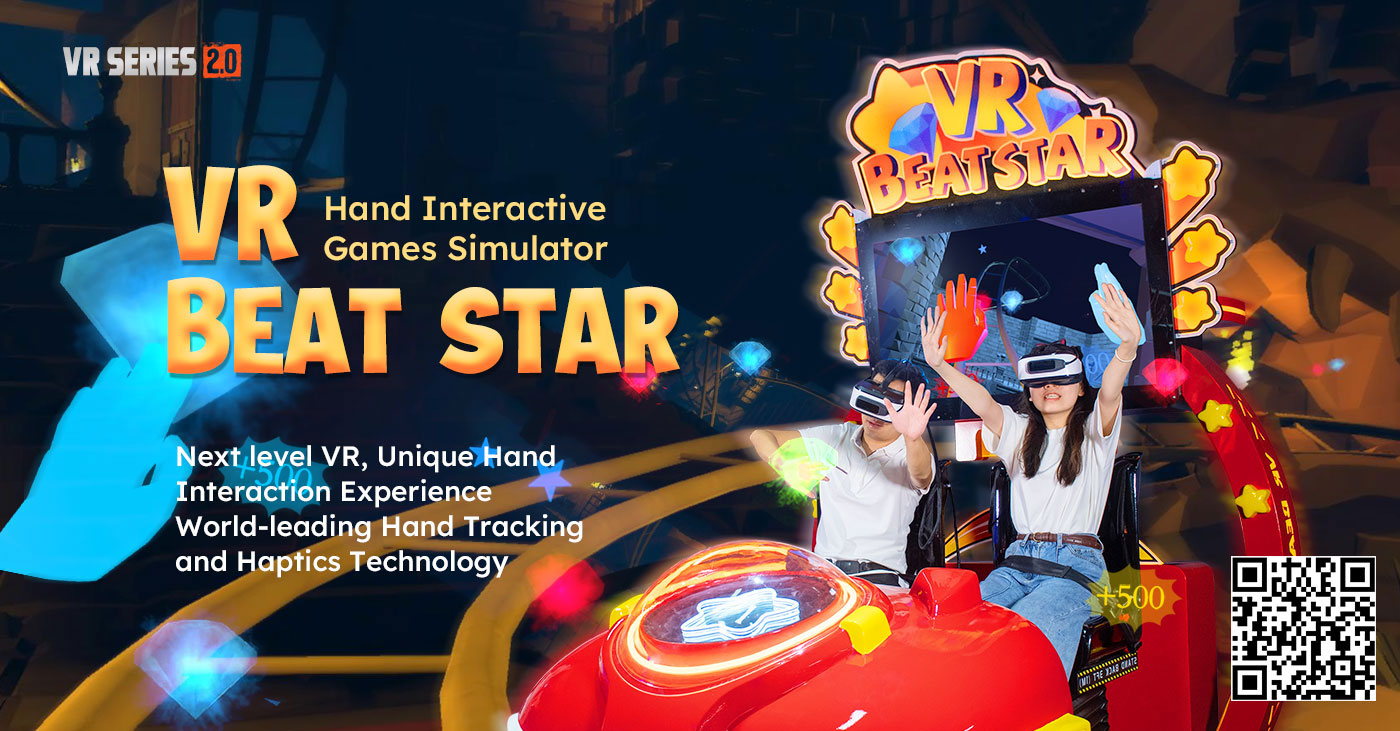 VR Beat Star, VR Hand Interactive Game, Amusement Rides