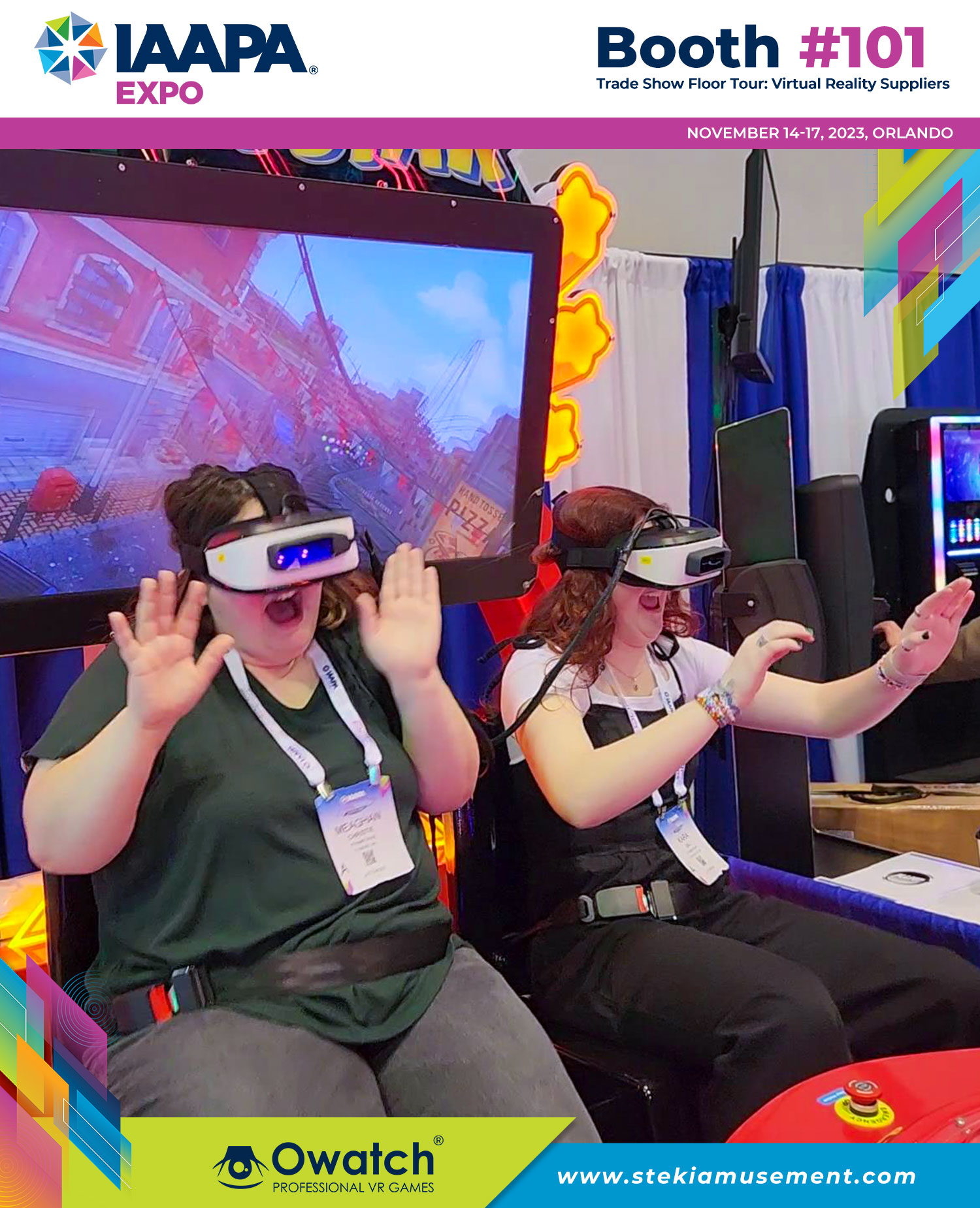 IAAPA Expo VR Beat Star: Interactive Entertainment with Friends
