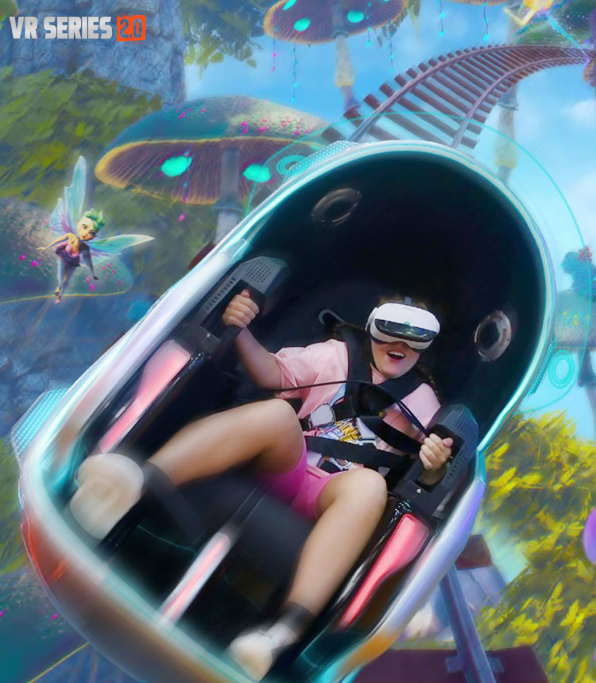 Ocean Park Oculus Rift Roller Coaster 360° Rotating 9D VR Super Roller  Coaster Simulator Owatch, image size:1200x1376