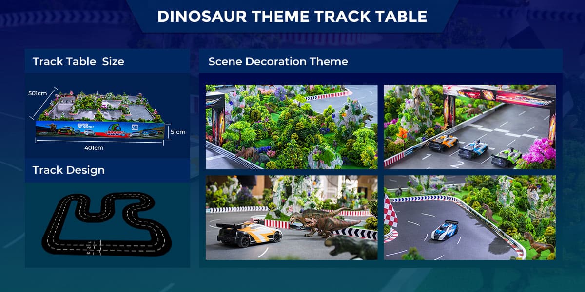 AR Racing: Dinosaur Themed Racing Sandbox