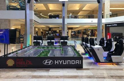 ar racing with HYUNDAI and Shell HELIX