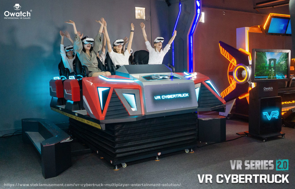 Owatch VR Cybertruck 6 Seats, 9D VR Cinema