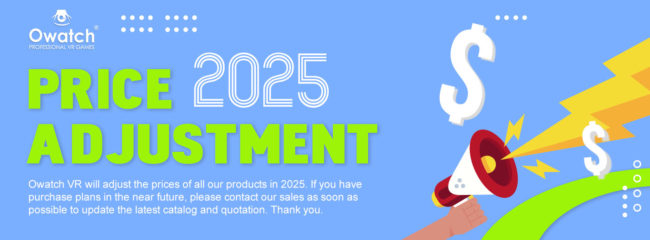 Owatch VR price adjustment for 2025 vr amusement equipment、9d vr、vr chair、vr racing、virtual really product