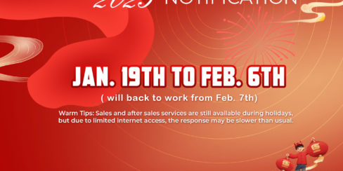 2025 Spring Festival Holiday Notice