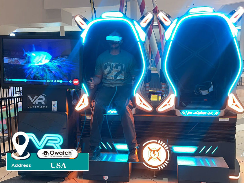 VR CyberX Simulator, Virtual Reality Arcade Rides | Owatch™