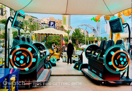 VR Space Travel in Spanish